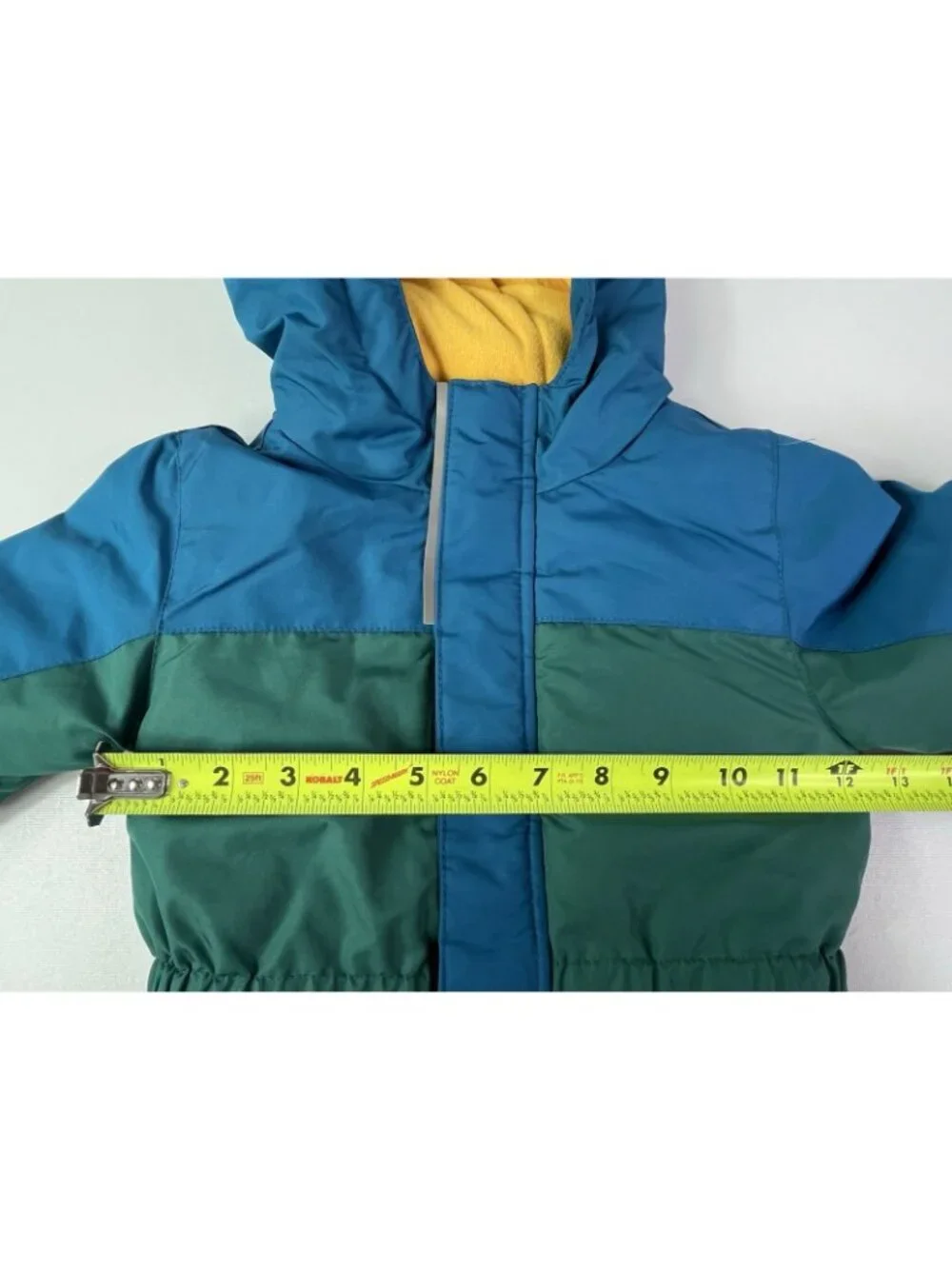 Toddle Boys Snowsuit 2T 1 Piece Cold Weather Colorblock Fleece Lined Hooded